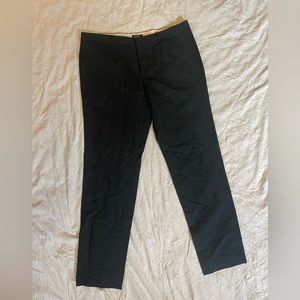 APC black textured slacks